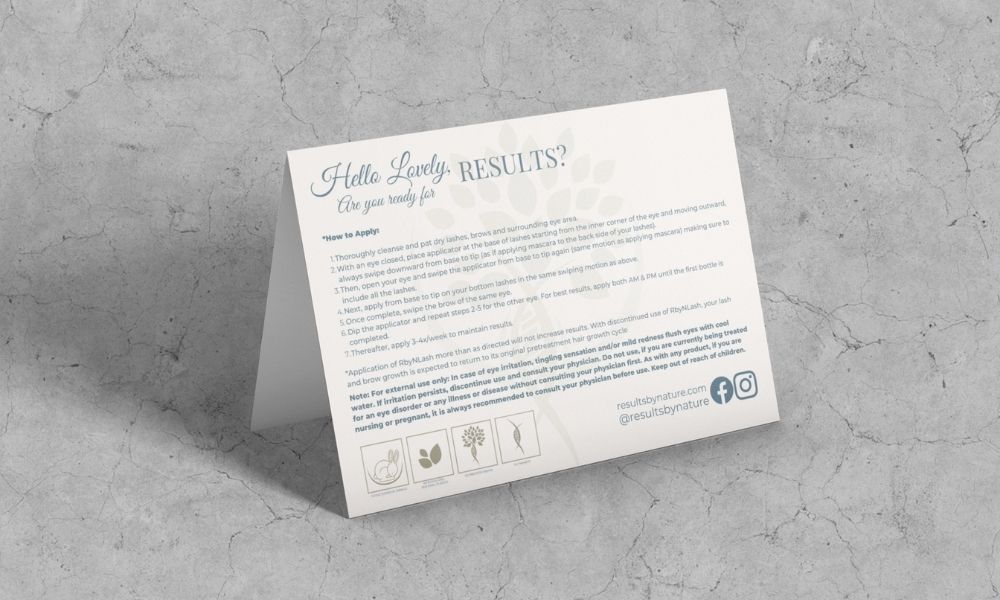 Instruction Card