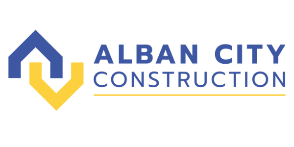 Alban city construction logo